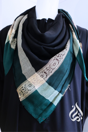 Kufiye Scarf (No Tassle) - Black Base