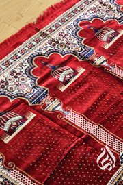 Prayer Mat - Multi fits 3-5 people (Red)
