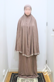 Cotton Prayer Outfit - Ribbon Embroidery (Multicolour)