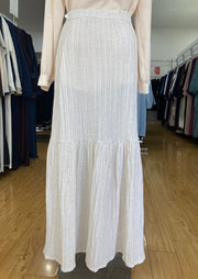 Tiered Maxi Skirt - Cream