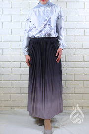 Ombre Pleated Skirt