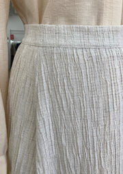 Tiered Maxi Skirt - Cream