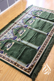 Prayer Mat - Multi fits 3-5 people (Green)