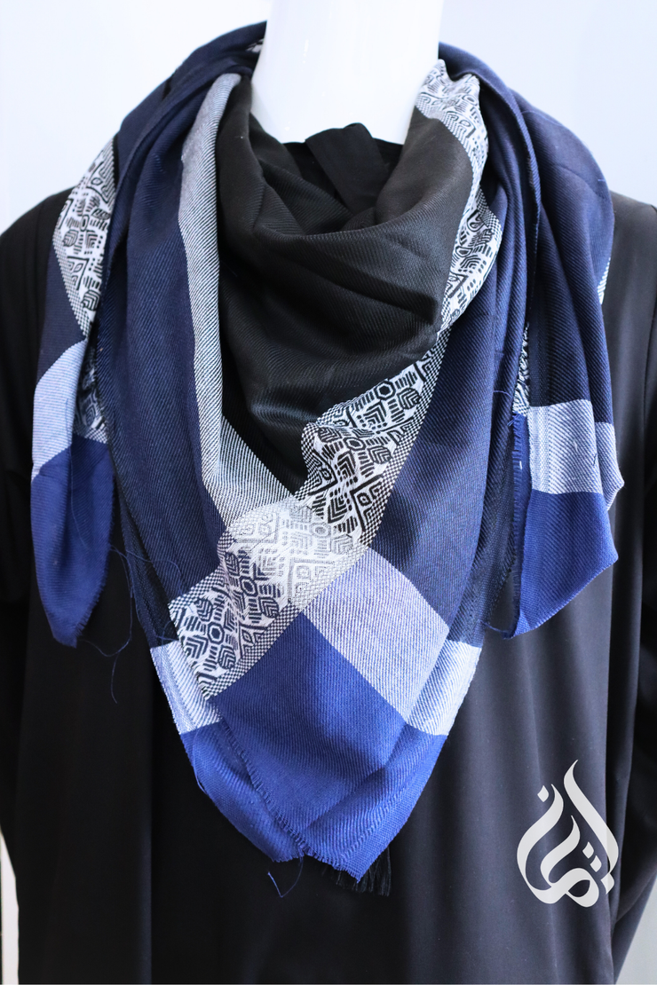 Kufiye Scarf (No Tassle) - Black Base