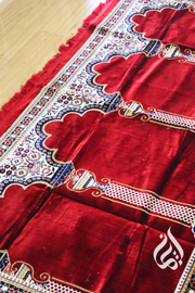 Prayer Mat - Multi fits 3-5 people (Red)