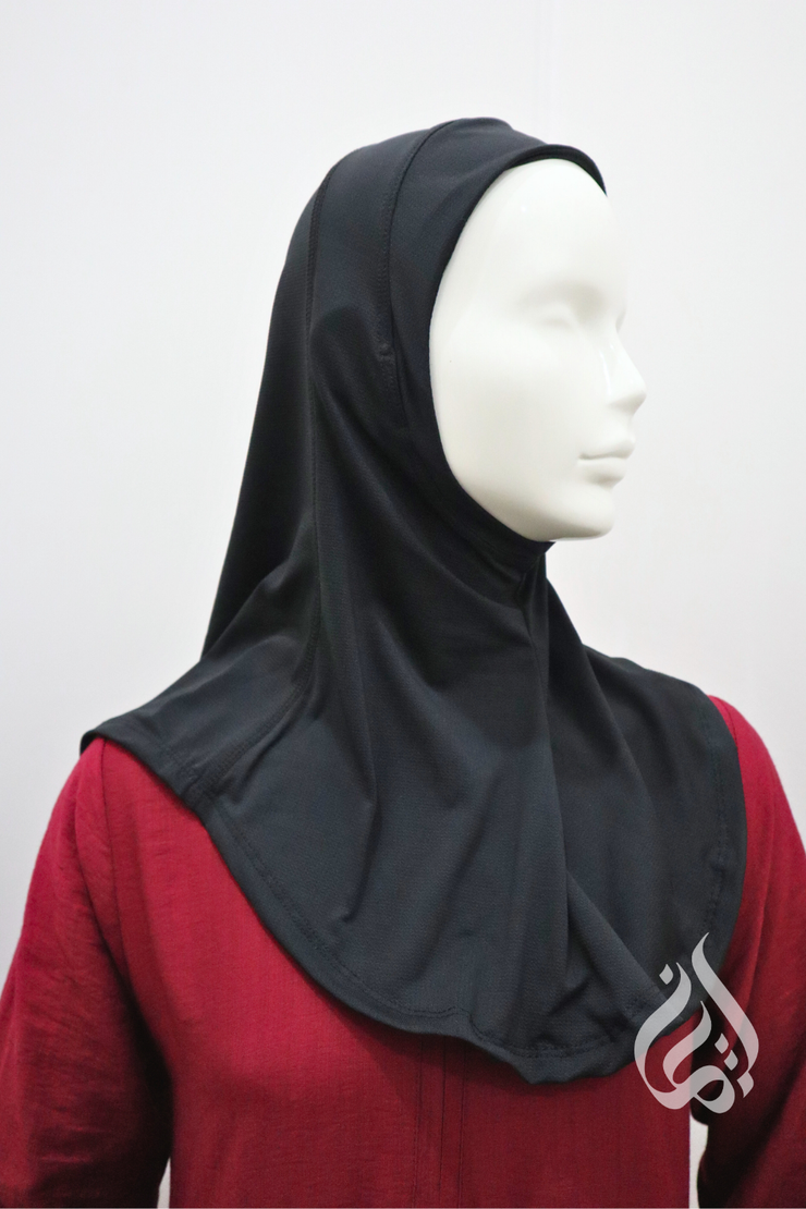 Sports Hijab - Black