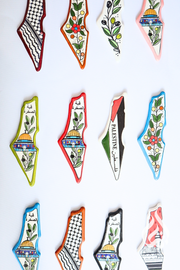 Palestinian Map Fridge Magnet