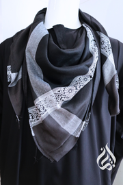 Kufiye Scarf (No Tassle) - Black Base