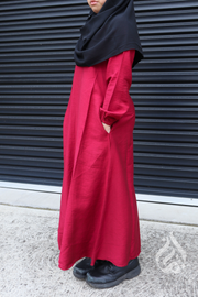 Girls Maxi Dress  - Maroon