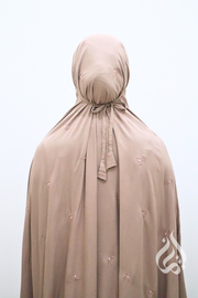 Cotton Prayer Outfit - Ribbon Embroidery (Multicolour)