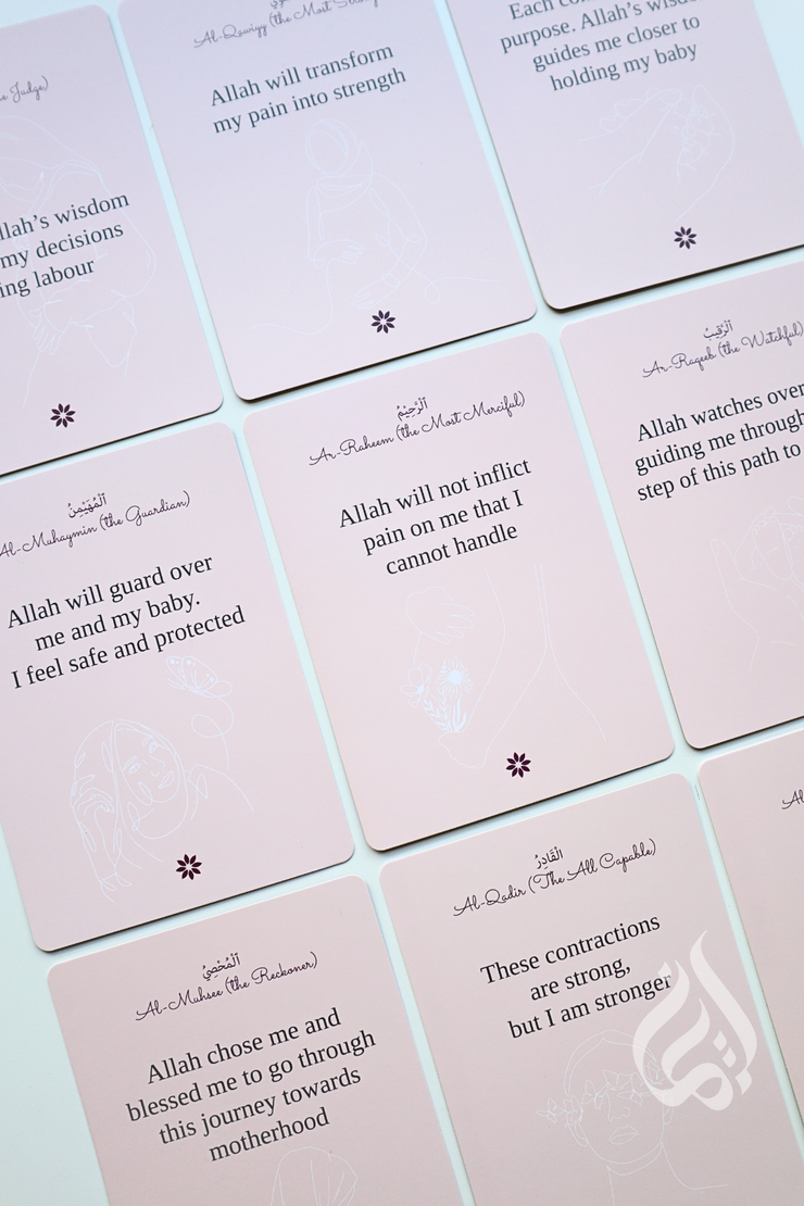 Islamic Pregnancy Affirmation Cards