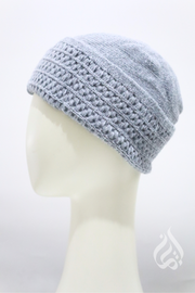 Knitted Cap with Fold
