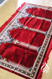 Prayer Mat - Multi fits 3-5 people (Red)