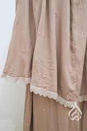 Cotton Prayer Outfit - Ribbon Embroidery (Multicolour)