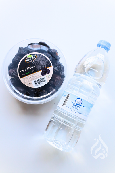 Zam Zam Water 1L and Ajwa Dates Package