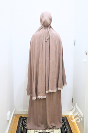 Cotton Prayer Outfit - Ribbon Embroidery (Multicolour)