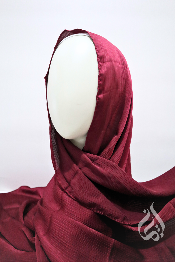 Textured Satin Scarf
