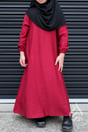 Girls Maxi Dress  - Maroon
