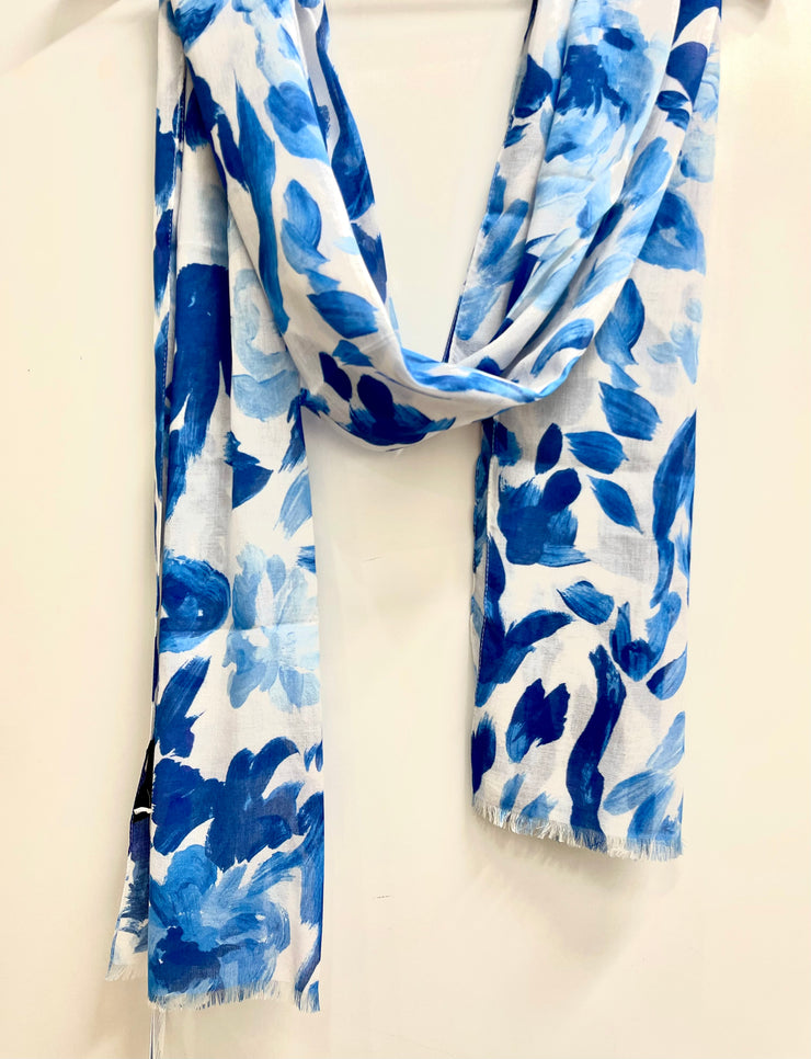 Cotton Modal Scarf - Patterned