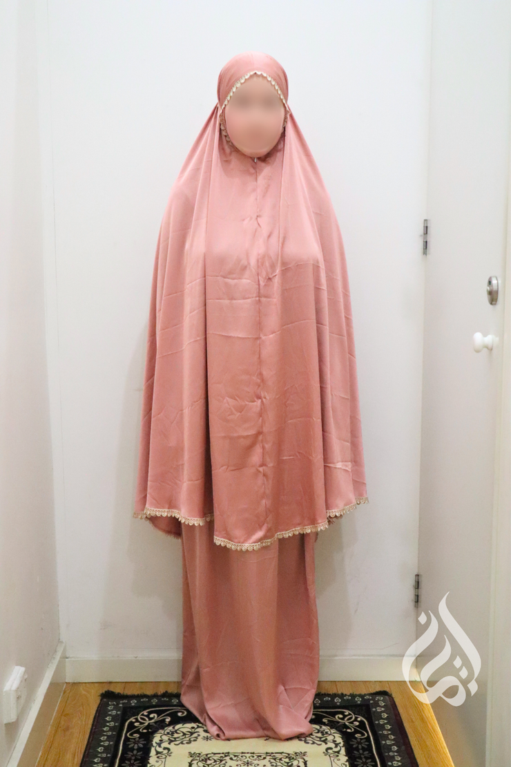 Satin Travel Prayer Outfit - 2 Piece