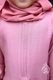 Girls Maxi Dress  - Dusty Pink