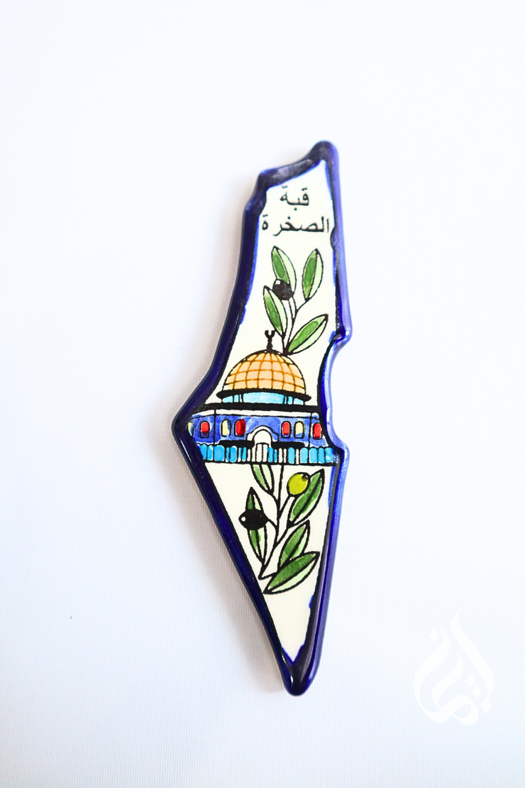Palestinian Map Fridge Magnet