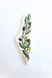 Palestinian Map Fridge Magnet