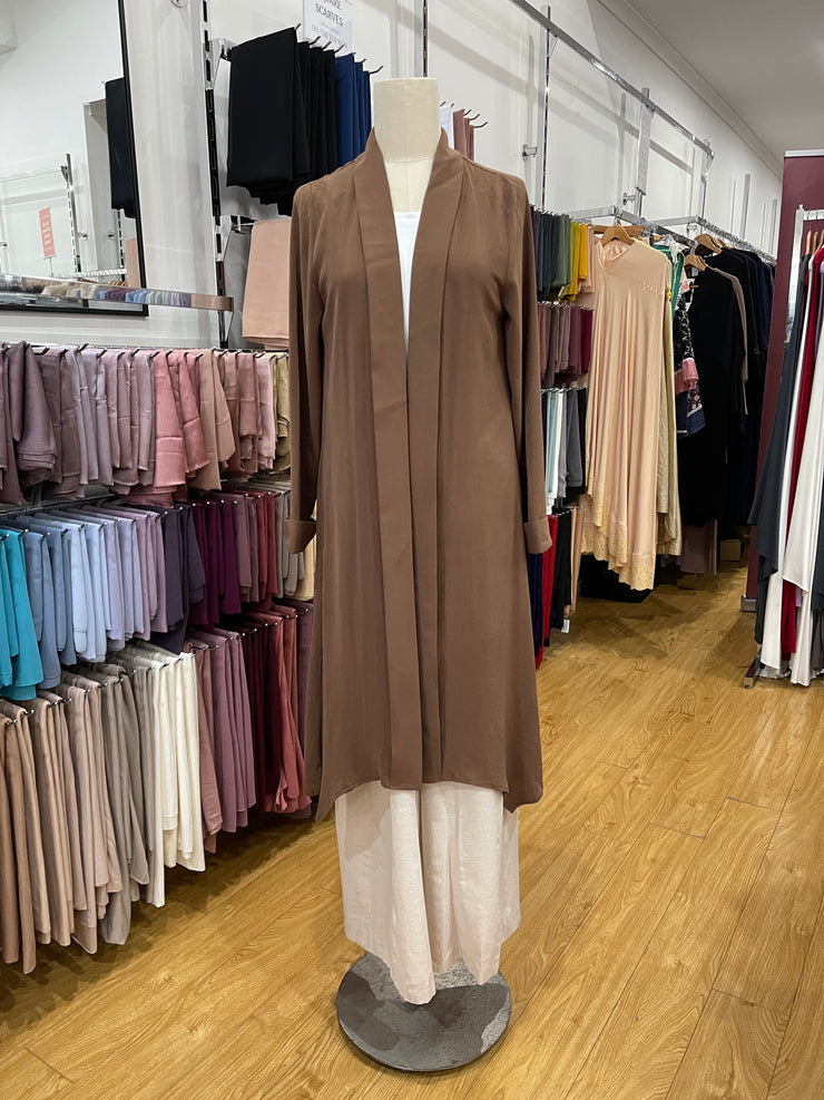 Cuffed Sleeve Cardie - Caramel