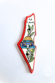 Palestinian Map Fridge Magnet