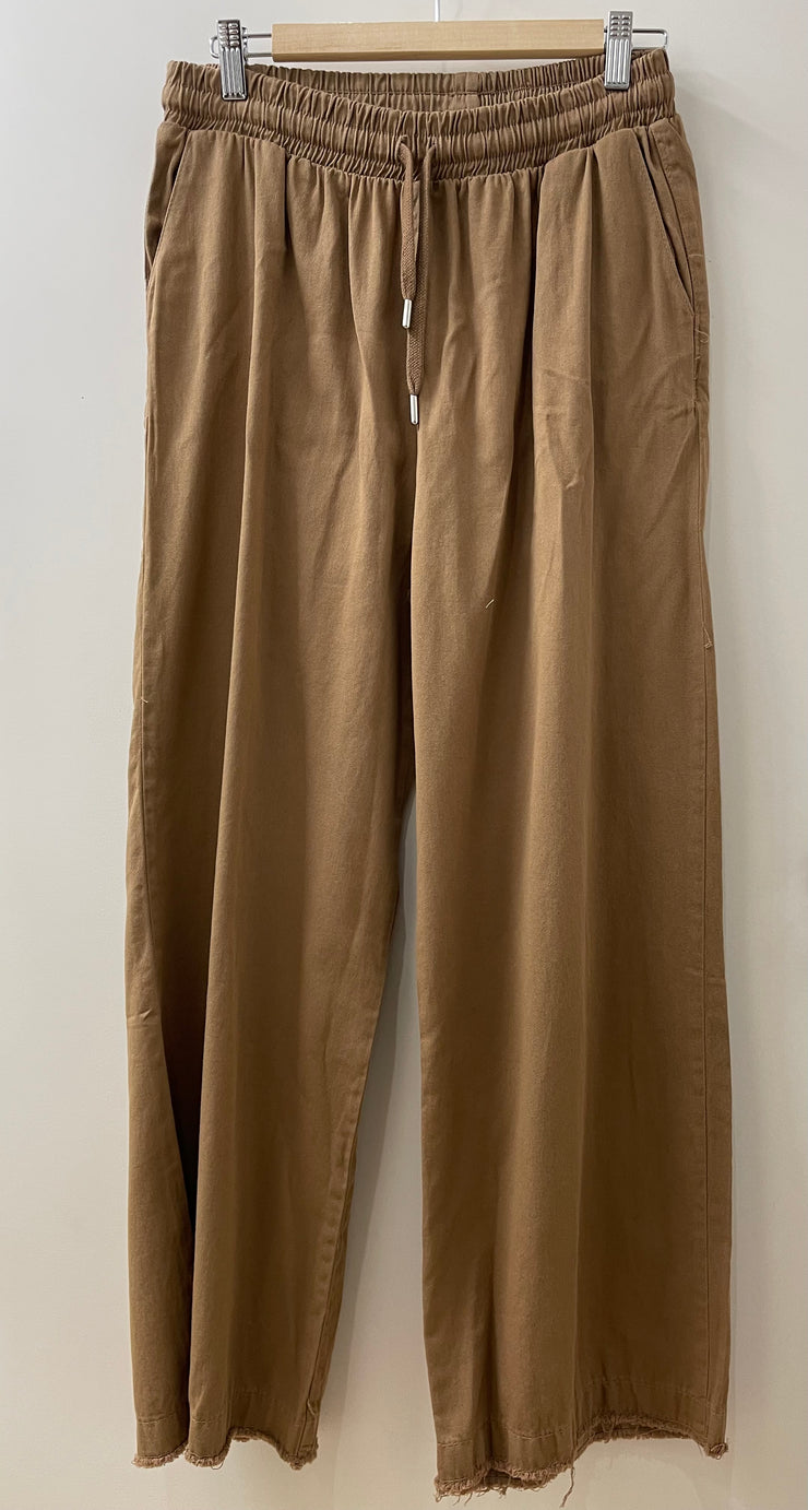 Cotton Pants - Brown