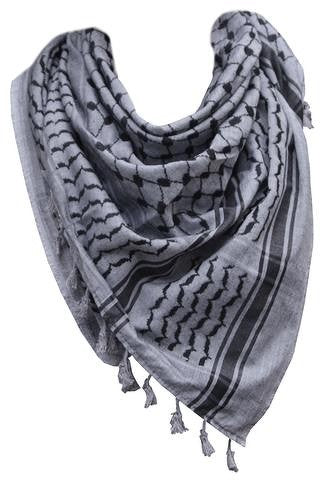Black and Grey Hirbawi® Kufiyeh - Made in Palestine