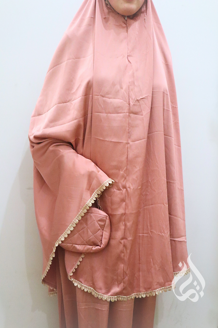 Satin Travel Prayer Outfit - 2 Piece