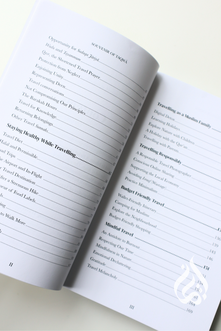 Souvenir of Taqwa: A Travel Handbook for Muslims