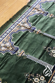 Prayer Mat - Multi fits 3-5 people (Green)