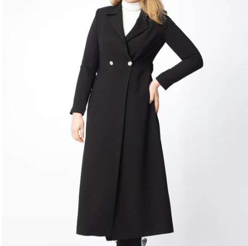 Coat Dress - Black