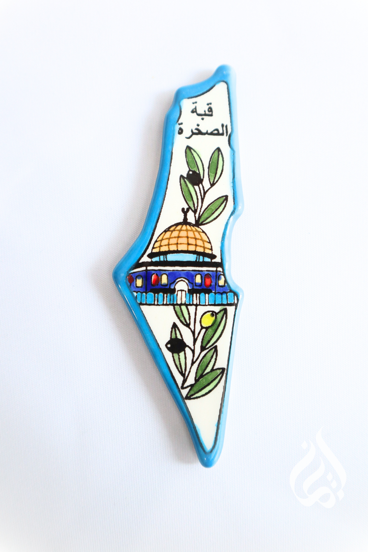 Palestinian Map Fridge Magnet