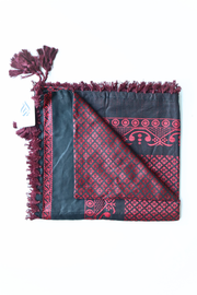 Kufiyeh Scarf (Multicoloured) - Black Base