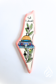 Palestinian Map Fridge Magnet