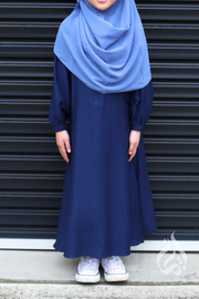 Girls Maxi Dress  - Navy