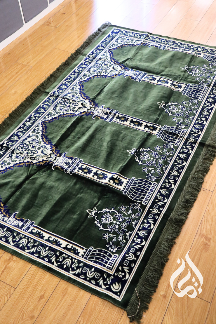 Prayer Mat - Multi fits 3-5 people (Green)