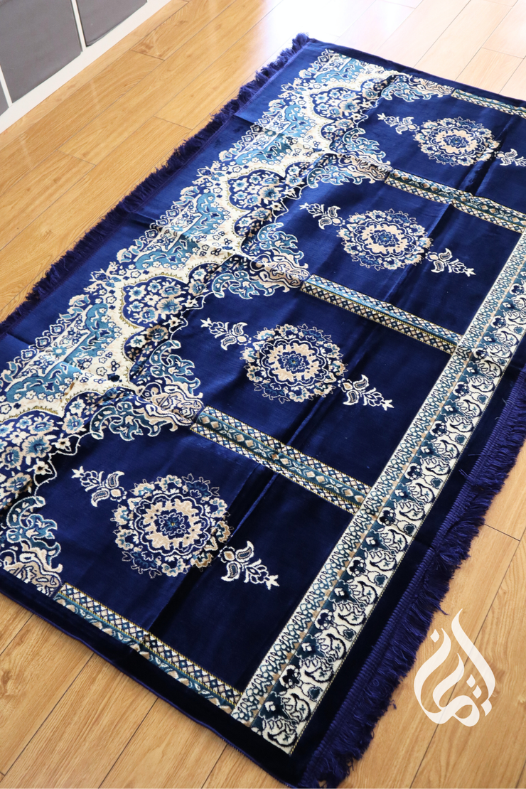 Prayer Mat - Multi fits 3-5 people (Blue)