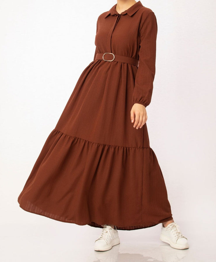 Tiered Dress - Auburn