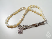 Thikr Beads (33) - Cream Marble