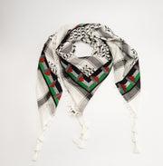 West Bank Classic B&W with Palestinian Flag - Made in Palestine