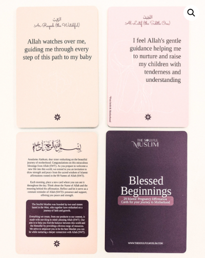 Islamic Pregnancy Affirmation Cards