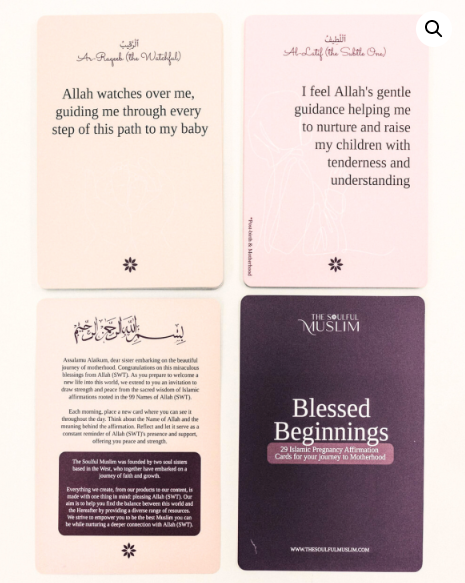 Islamic Pregnancy Affirmation Cards