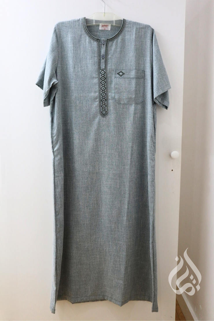 Men's Jalabiya - Short Sleeve