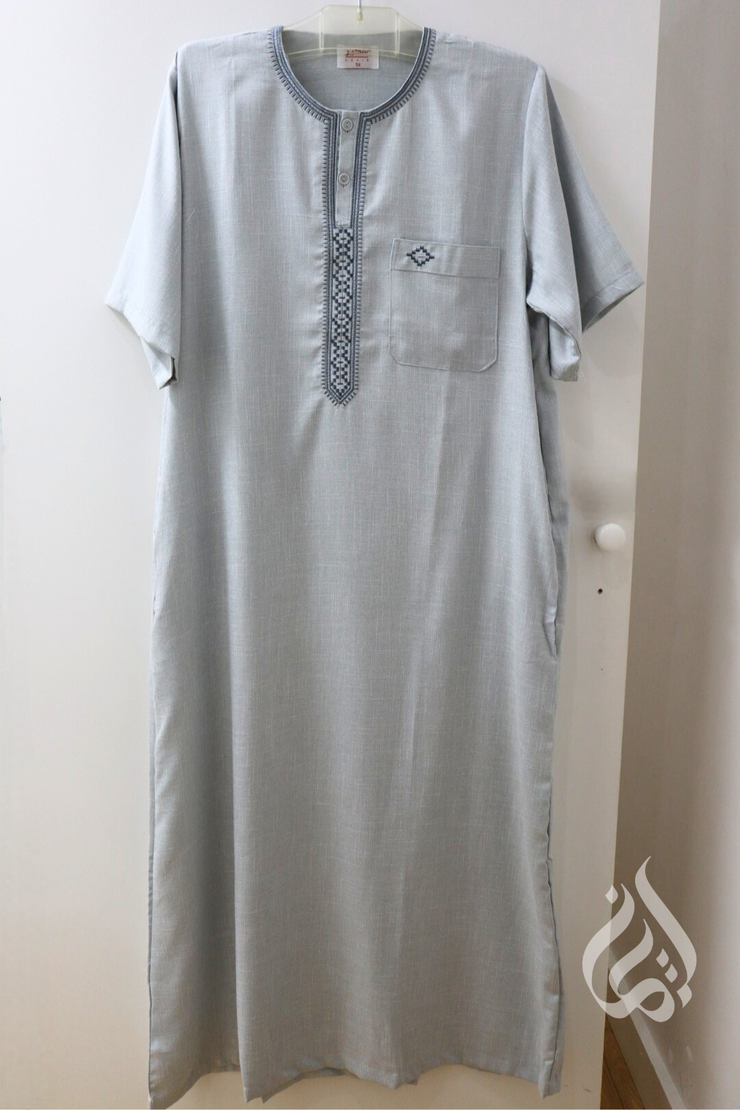 Men's Jalabiya - Short Sleeve