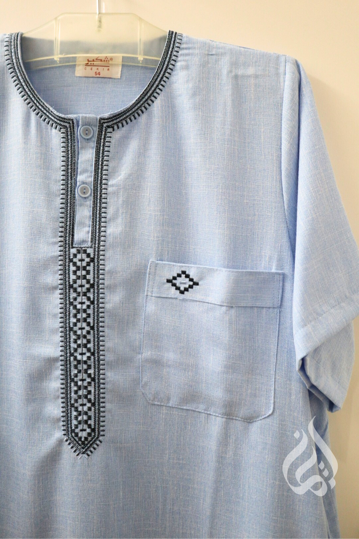 Men's Jalabiya - Short Sleeve