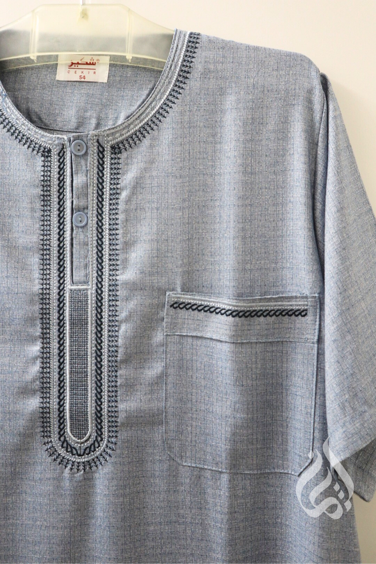 Men's Jalabiya - Short Sleeve